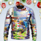 Lighthouse Christmas Santa Be A Light – Sweater - Ugly Christmas Sweater