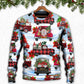 Gnome And Christmas Truck Merry Xmas – Sweater - Ugly Christmas Sweater