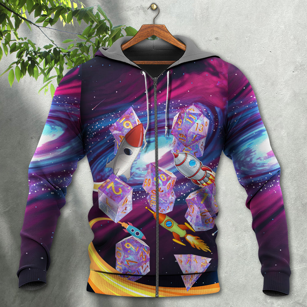 Galaxy Dice Space Adventure Theme - Hoodie