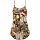 Wine For A Christmas Night – Women's Summer Sleeveless V-Neck Camisole Dress