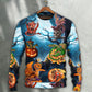 Halloween Dragon Pumpkin Night Art – Sweater - Ugly Christmas Sweater
