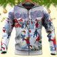 Christmas Children Love Snowman Christmas Town - Hoodie