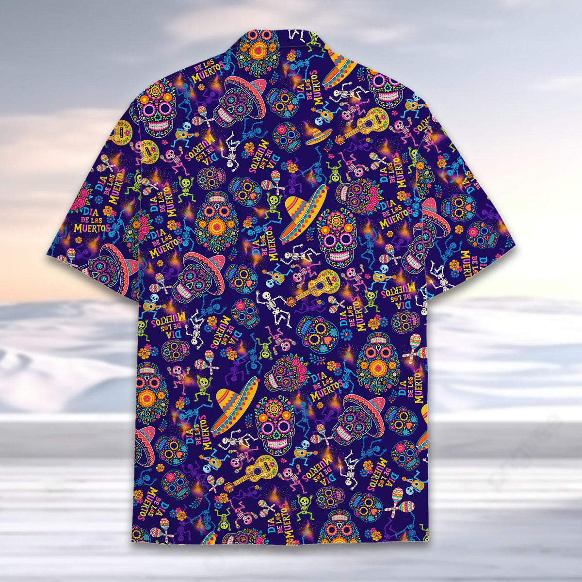 Day Of The Dead Colorful Sugar Skull Festival – Hawaiian Shirt