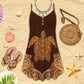 Leather Style Turtle Beach Soul – Women's Summer Sleeveless V-Neck Camisole Dress