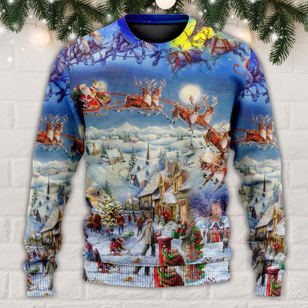 Christmas Be Santa Be Claus Quote – Sweater - Ugly Christmas Sweater