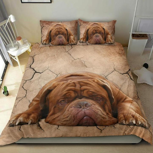 Dog Goodnight Dogue De Bordeaux French Mastiff Bedding Cover For Pet Lover Bedroom Decor
