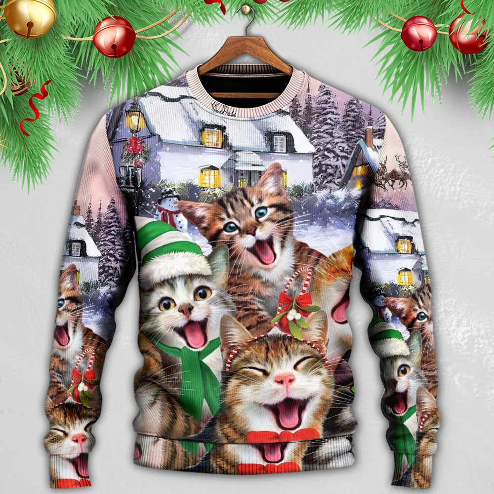 Christmas Cat You Are All I Need – Sweater - Ugly Christmas Sweater