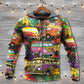Hippie Peace Bus Colorful Life Style - Hoodie