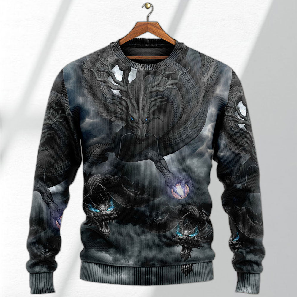 Dragon Power Fantasy Art Style – Sweater - Ugly Christmas Sweater