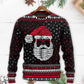 Christmas Santa Retro Viking Pattern – Sweater - Ugly Christmas Sweater