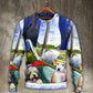 Funny Golf Dog Lover Art Style – Sweater - Ugly Christmas Sweater