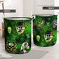 Skull Let's Get High Green - Laundry Basket - Owls Matrix LTD