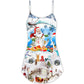 Christmas Sparkling New Year – Women's Summer Sleeveless V-Neck Camisole Dress