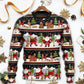 Christmas Happy Night With Santa Friends – Sweater - Ugly Christmas Sweater