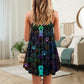 Cute Little Cat Paw Print – Women's Summer Sleeveless V-Neck Camisole Dress