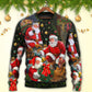 Christmas Santa Gift Xmas Is Coming Art – Sweater - Ugly Christmas Sweater