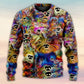 Dog Memory Painting Art Style – Sweater - Ugly Christmas Sweater