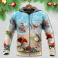 Santa Beach Christmas Fun - 3D Hoodie