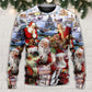 Christmas Santa Holiday Fun Quote – Sweater - Ugly Christmas Sweater