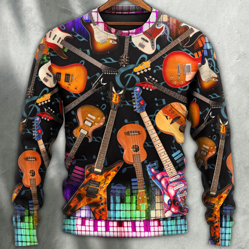 Guitar Love Music Cool Style – Sweater - Ugly Christmas Sweater