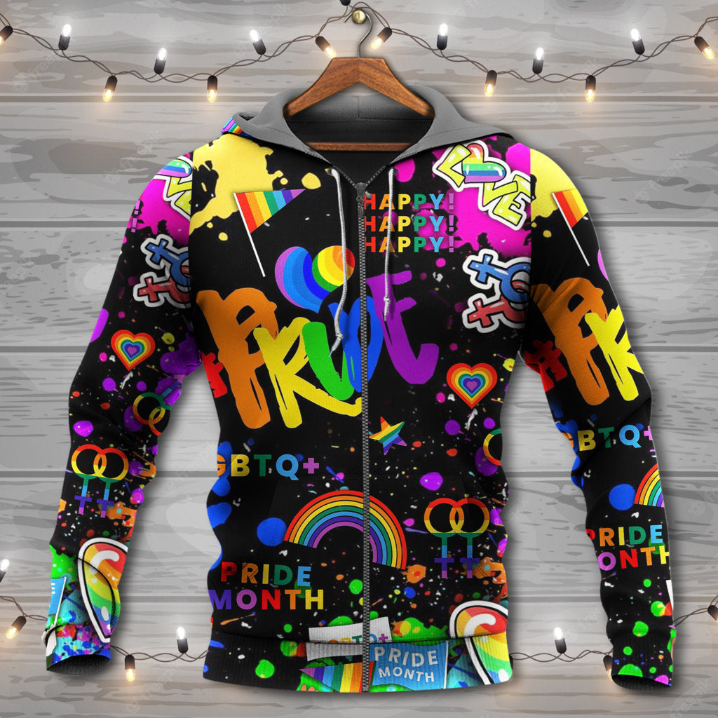 Pride Colorful Unity Style - Hoodie