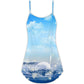 Music Sounds Of Nature – Women's Summer Sleeveless V-Neck Camisole Dress