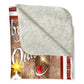 Cardinal Snowman Christmas Flannel Blanket For Cozy Home Lounging And Gifting