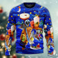 Cocktail Christmas Merry Holiday – Sweater - Ugly Christmas Sweater