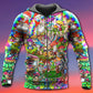 Hippie Mushroom Music Life Band Art – 3D Hoodie