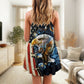 Galaxy Eagle Wildlife – Women's Summer Sleeveless V-Neck Camisole Dress