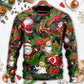 Christmas Santa Snowman Merry Xmas All – Sweater - Ugly Christmas Sweater