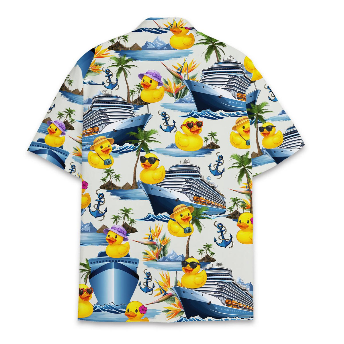 Cruise Ship Rubber Duck Tropical Vacation – Hawaiian Shirt