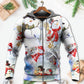 Snowman Merry Christmas Classic - 3D Hoodie