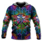 Hippie Dragonfly Mandala Peace - 3D Hoodie