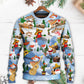 Christmas American Pride Merry Xmas – Sweater - Ugly Christmas Sweater