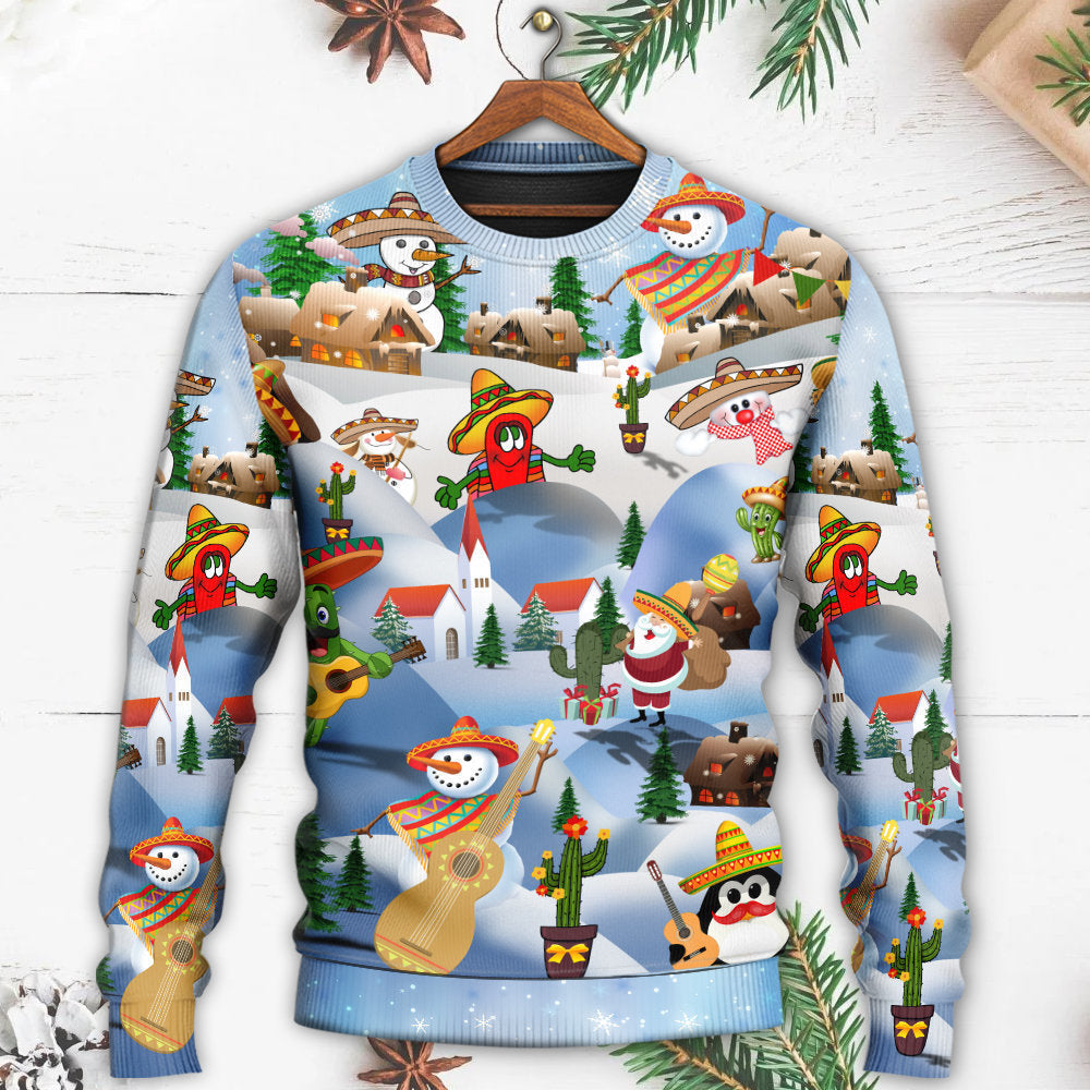Christmas American Pride Merry Xmas – Sweater - Ugly Christmas Sweater