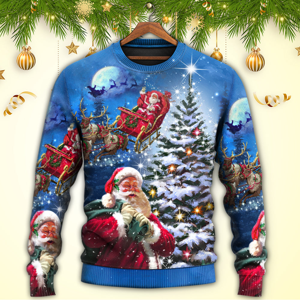 Christmas Santa Story Happy Xmas Is Coming – Sweater - Ugly Christmas Sweater