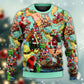 Christmas Love Santa World Map – Sweater - Ugly Christmas Sweater