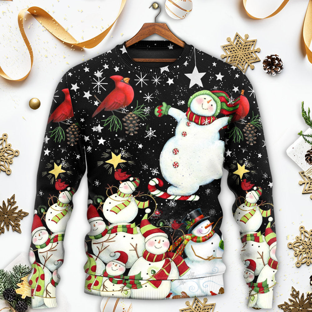 Christmas Snowman Winter Wonderland – Sweater - Ugly Christmas Sweater