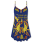 Pride Kangaroo Koala Art – Women's Summer Sleeveless V-Neck Camisole Dress
