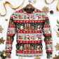 Christmas Santa And Snowman Happy Xmas – Sweater - Ugly Christmas Sweater