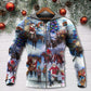 Christmas Cowboy Santa Family Love - 3D Hoodie