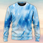 Musical Notes Dark Blue Art Style – Sweater - Ugly Christmas Sweater