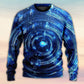 Music Neon Circle With Music Notes – Sweater - Ugly Christmas Sweater