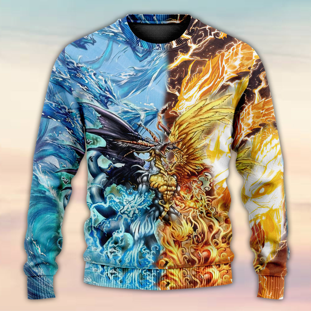 Dragon Immortal Fantasy Life Art – Sweater - Ugly Christmas Sweater