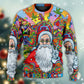Hawaiian Hippie Santa Claus – Sweater - Ugly Christmas Sweater