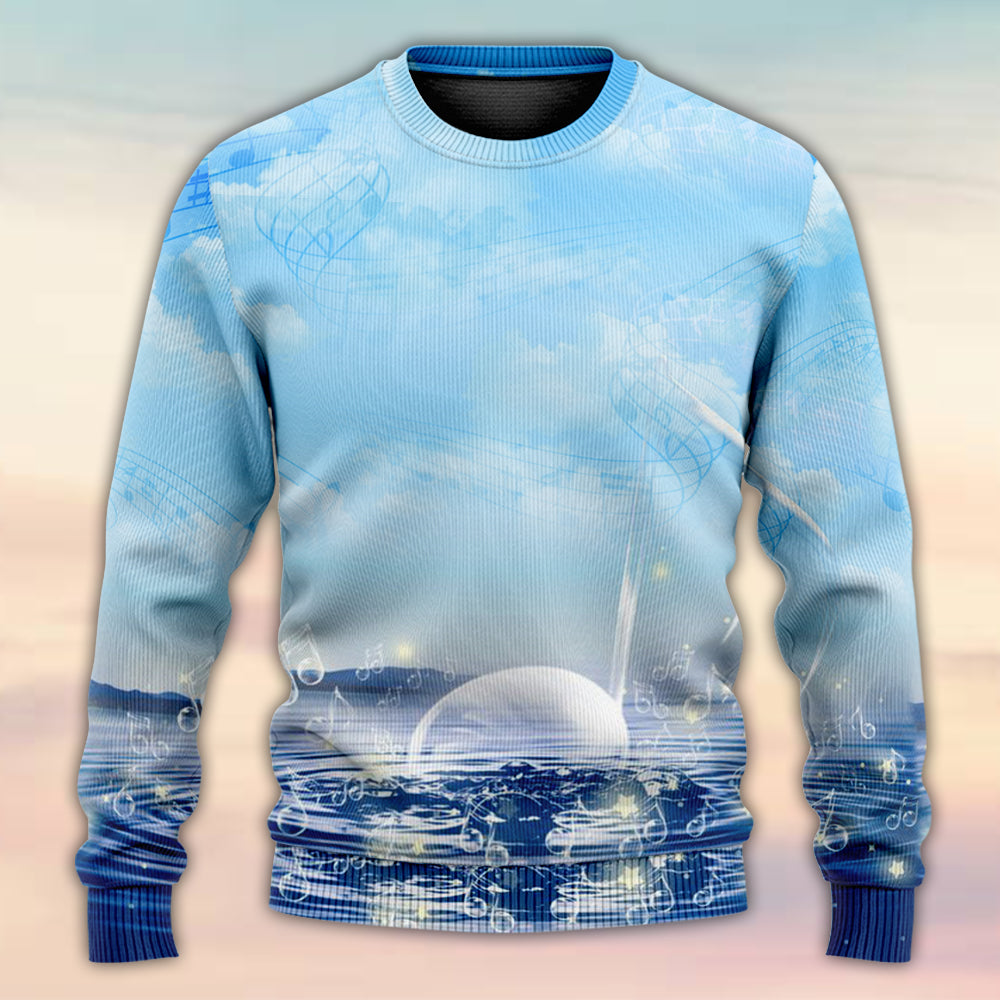 Music Sounds Of Nature Art Style – Sweater - Ugly Christmas Sweater