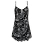 Skull True Face Quote – Women's Summer Sleeveless V-Neck Camisole Dress