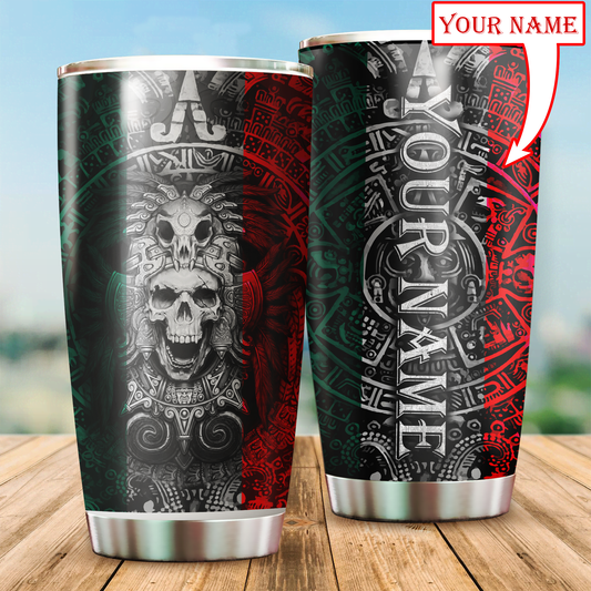 Aztec Mexico Personalized 20 Oz Tumbler For Work Commute Camping And Everyday Drinkware Gifts