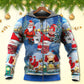Christmas Rebel Santa Funny Beer Style - Hoodie